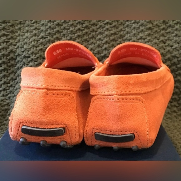 Massimo Matteo Women’s Orange Suede Driving Penny Loafer Slip-On; Size 6.5 - Picture 5 of 10
